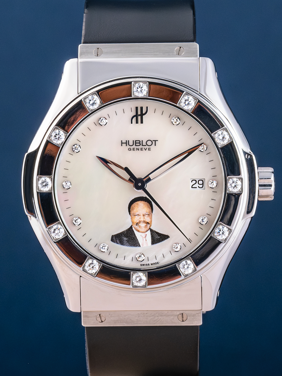 Hublot MDM Classic Fusion Omar Bongo ref.1905-1-044 from 1990s