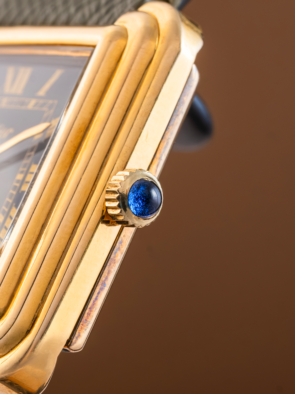 Cartier Tank Mini Stepped Black Dial ref.25716 from 1973