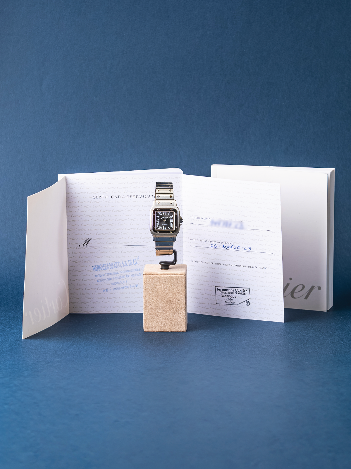 Cartier Santos Galbée "Umbra" ref.2319 Special Edition SIHH Asia Full-Set from 2003