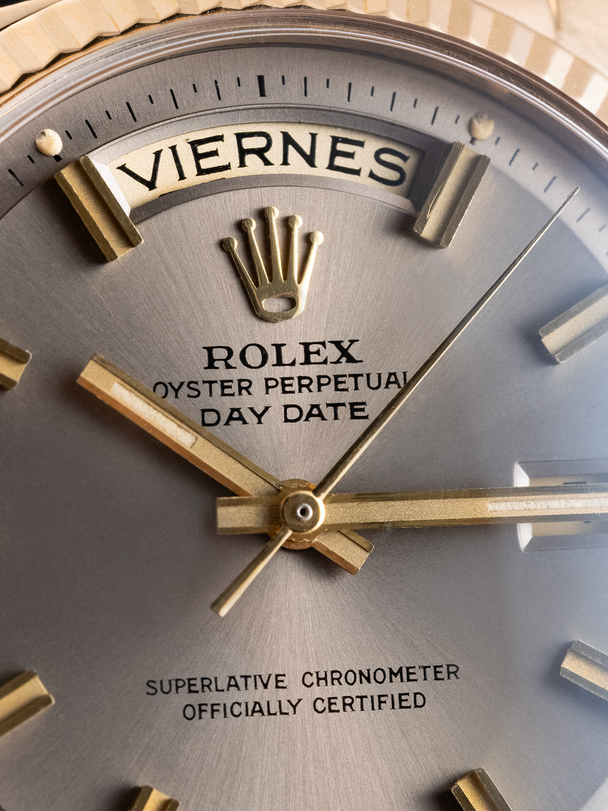 Rolex Day-Date ref.1803 Taupe "wide boy" from 1969