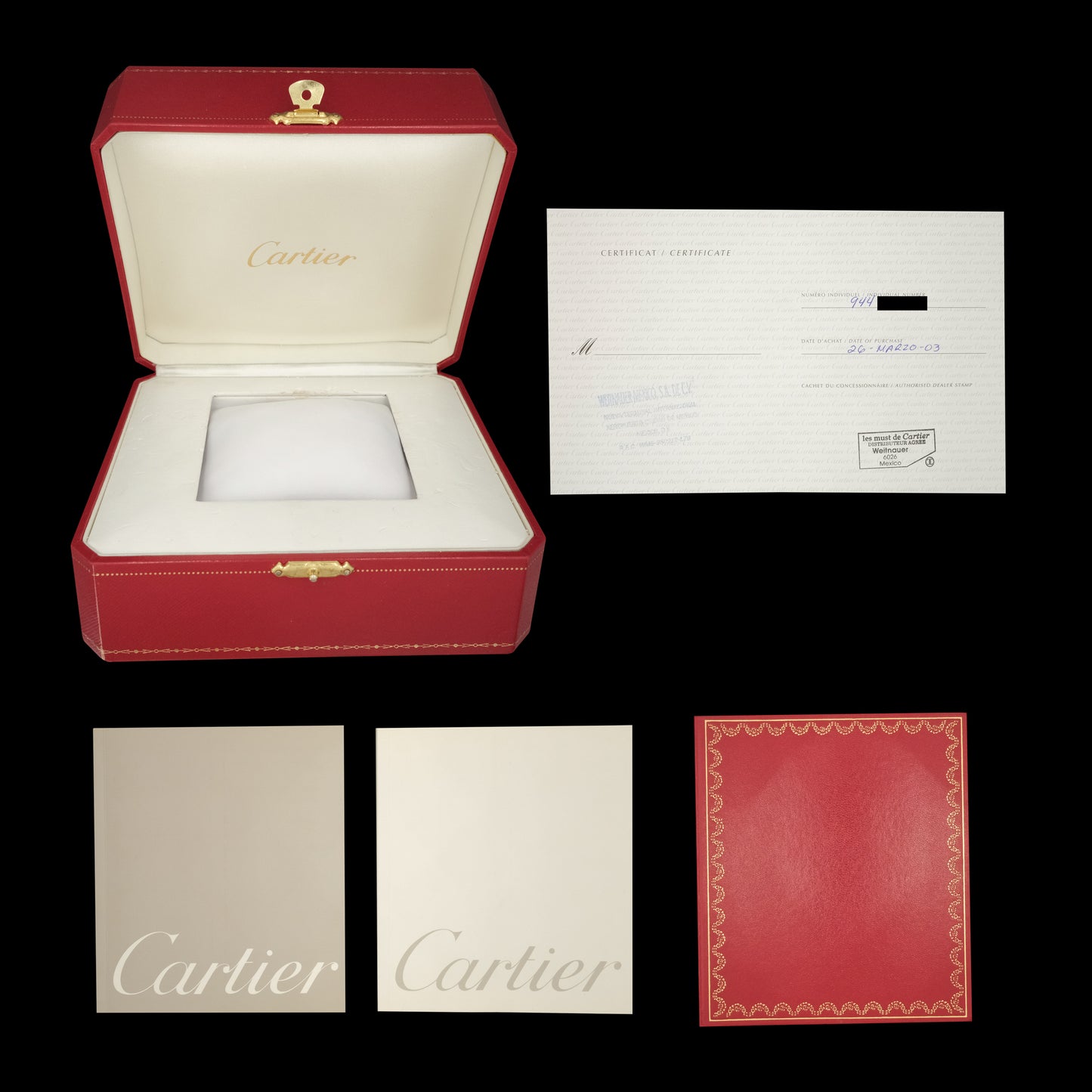 Cartier Santos Galbée "Umbra" ref.2319 Special Edition SIHH Asia Full-Set from 2003