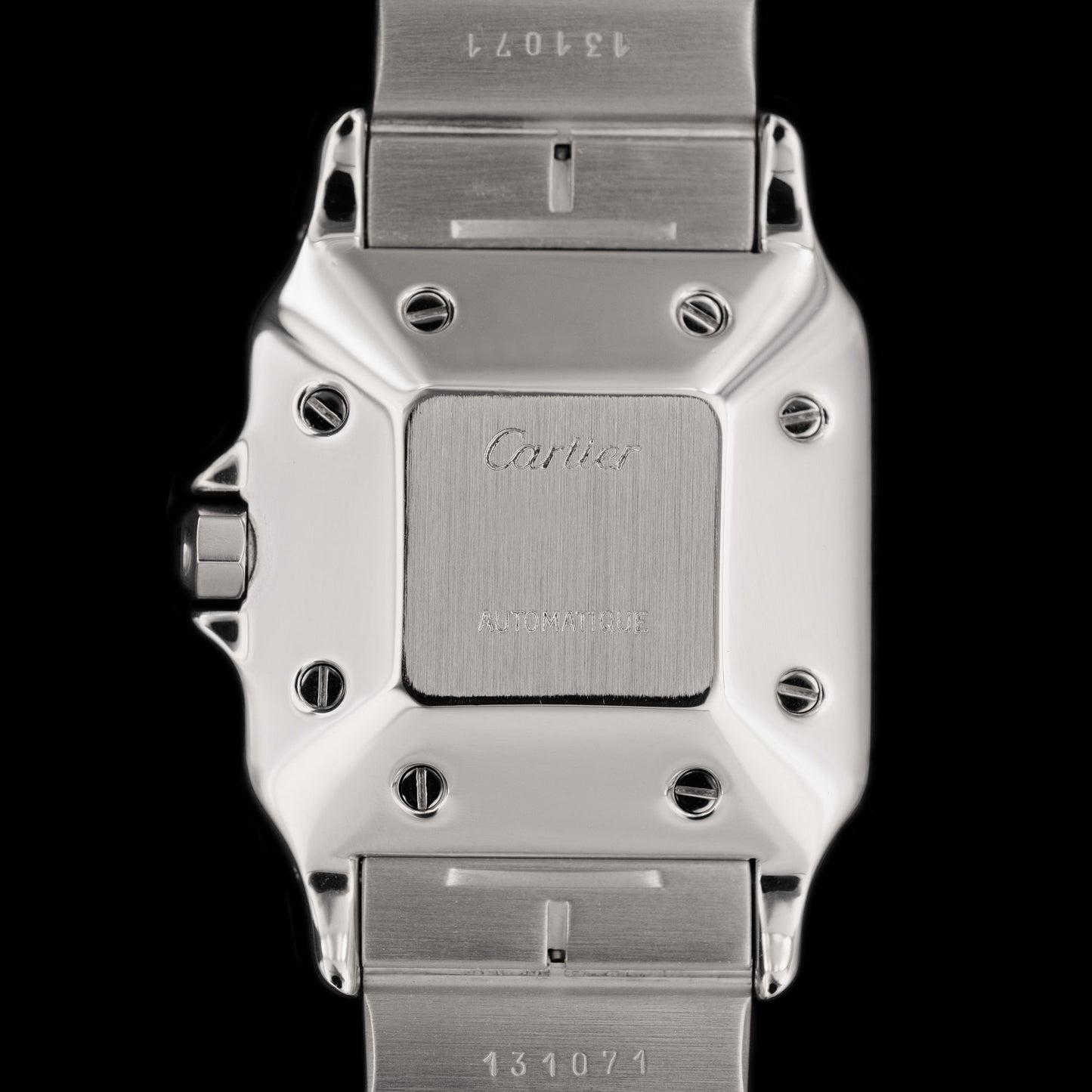 Cartier Santos Carreé Slate Gray "Ghost" ref.2960 from 1970s