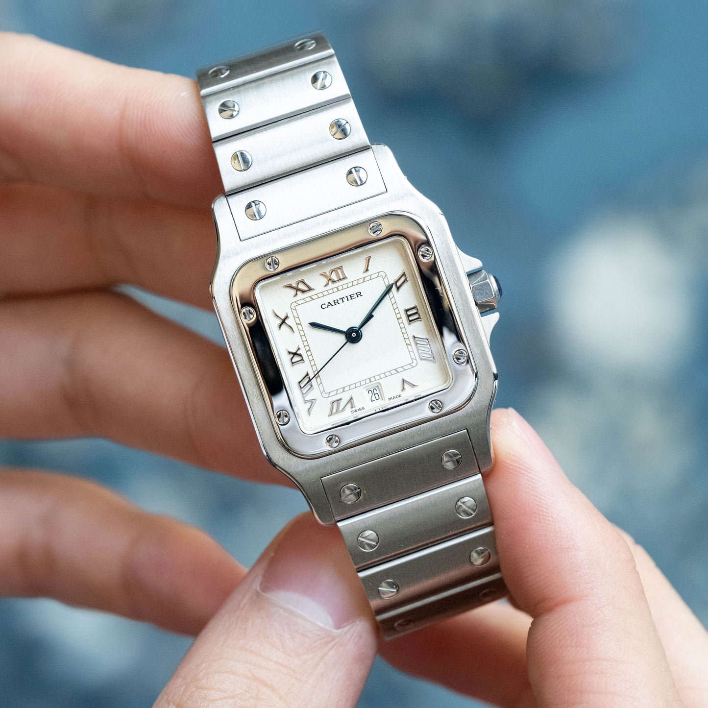 Cartier Santos Galbée Quartz ref.1564 de 2000´s
