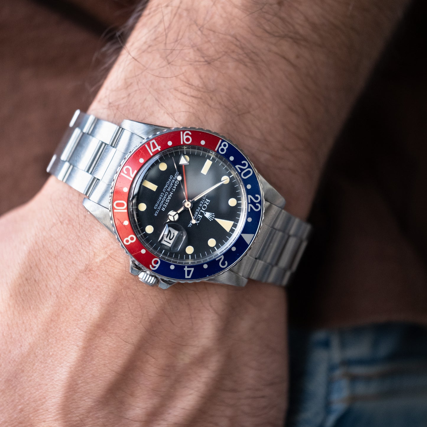 Rolex GMT Master "Pepsi" Matte Dial mk1 ref.16750 from 1980