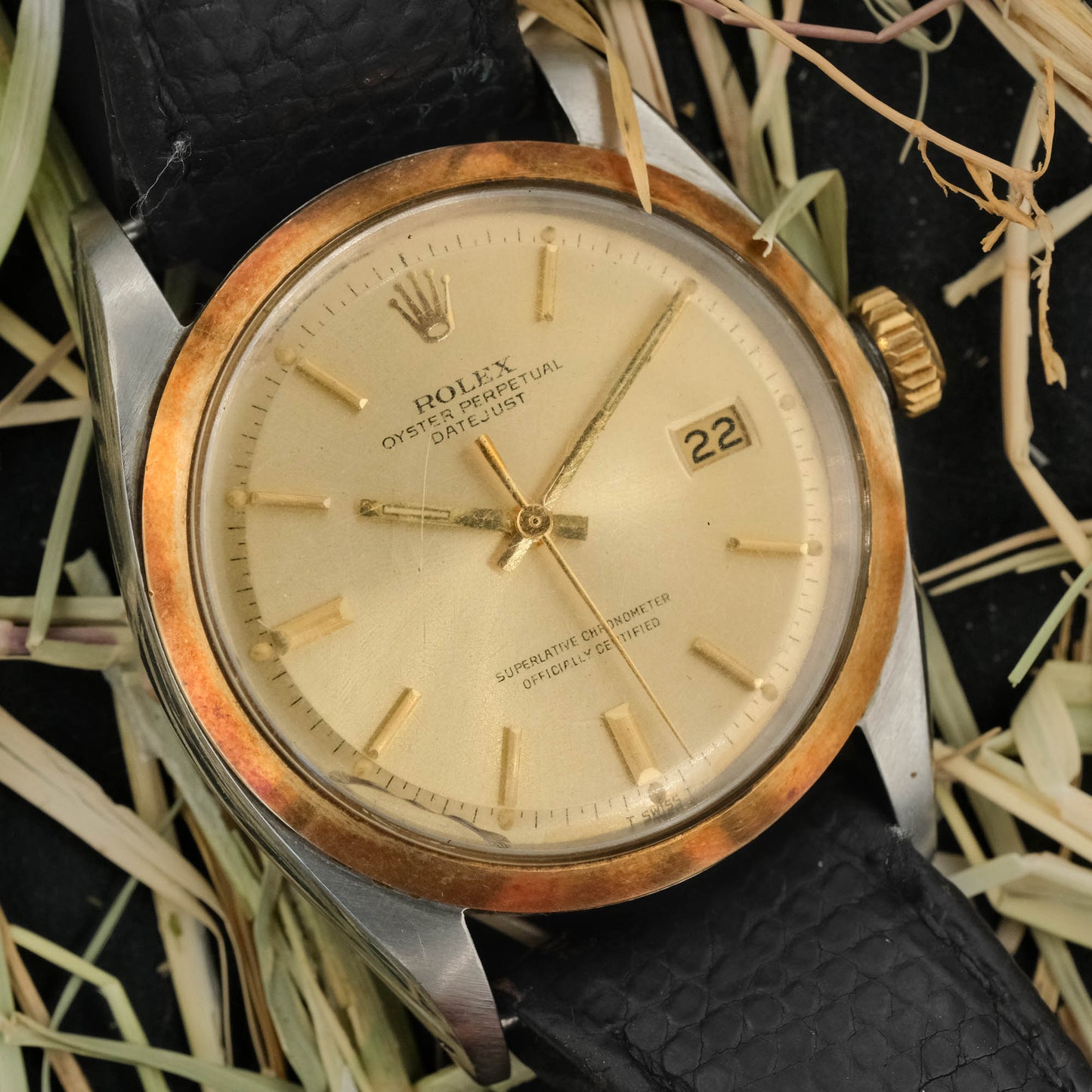Rolex Datejust Smooth Bezel ref.1600 from 1969