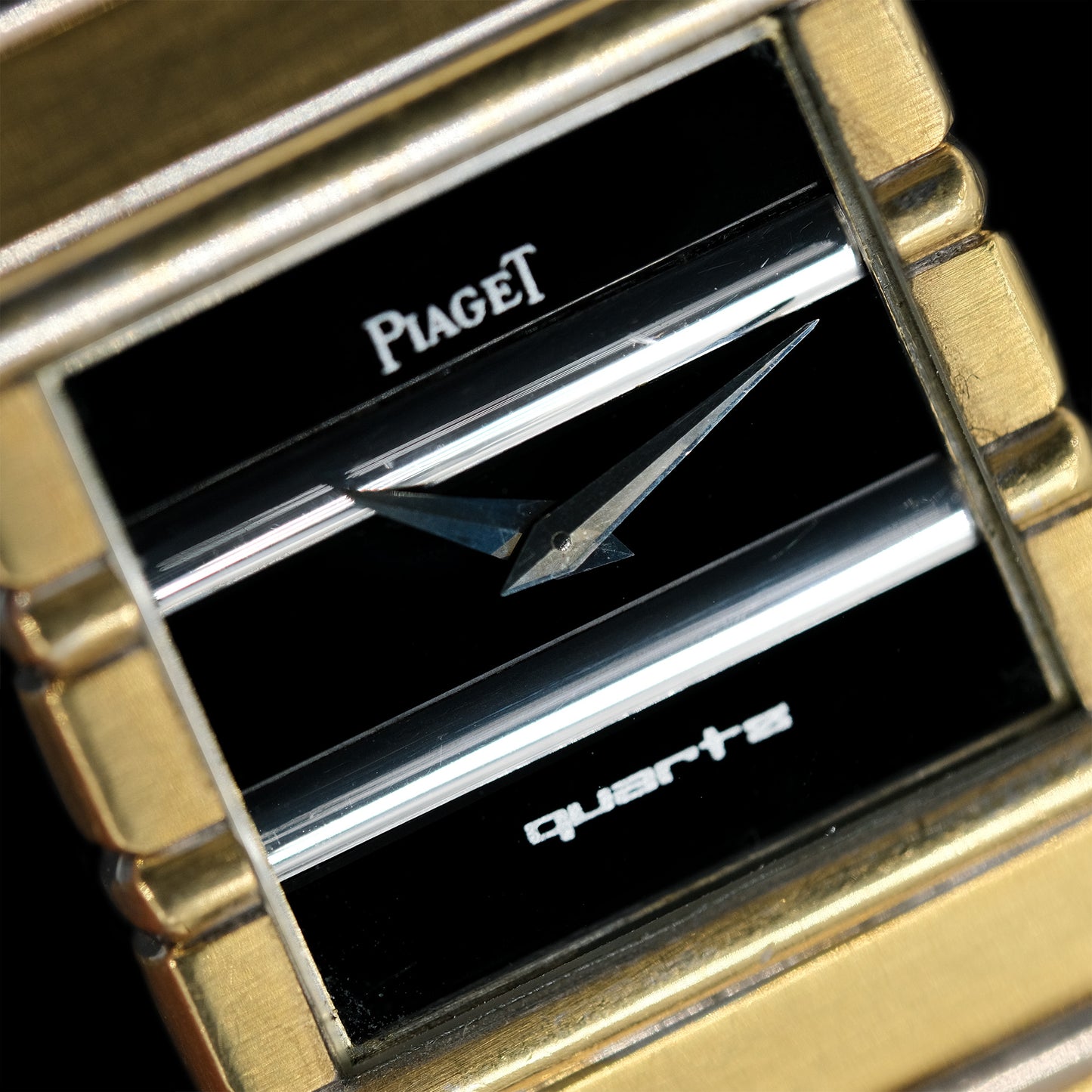 Piaget Polo Two-Tone Onyx dial 7131 C701 from 1980s