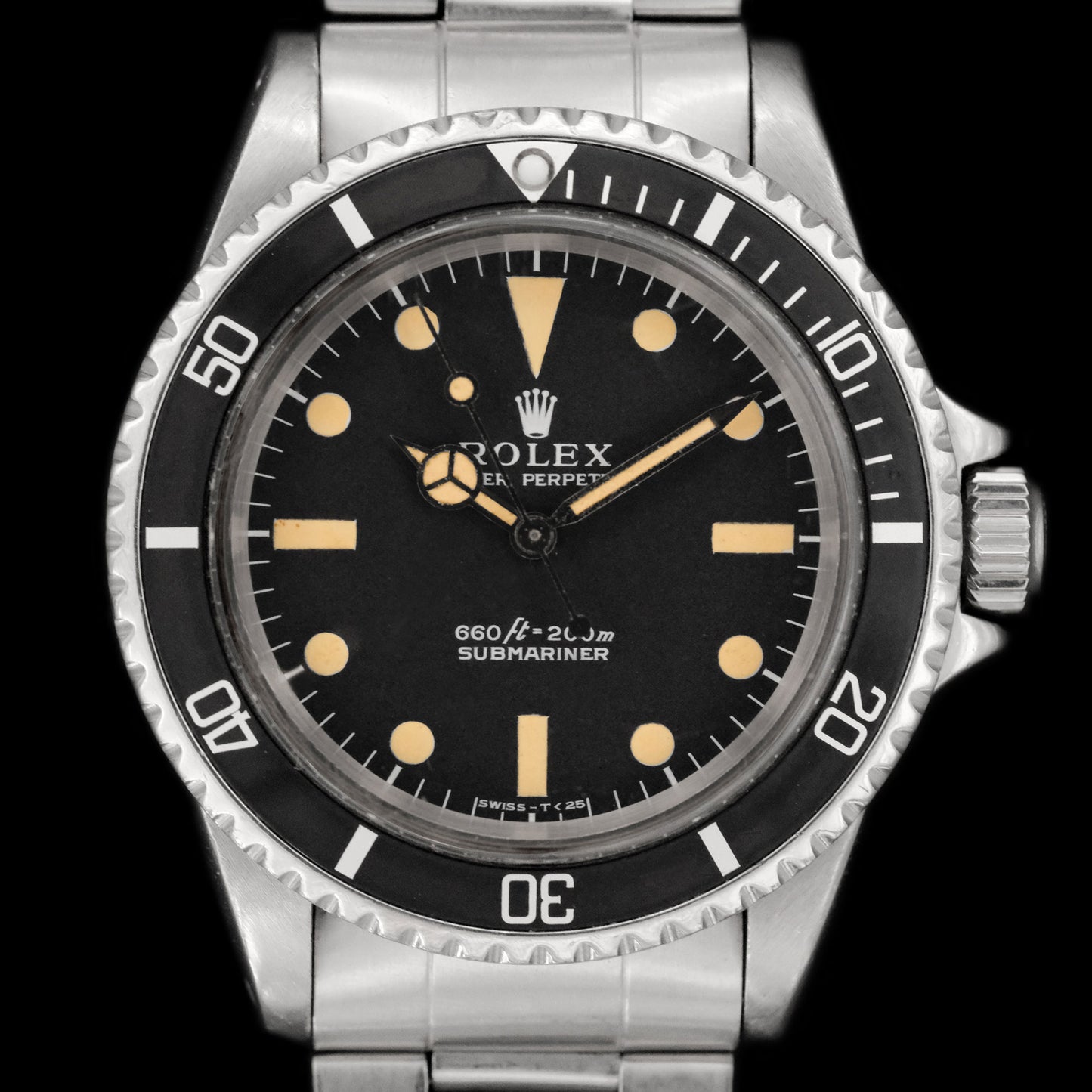 Rolex Submariner ref.5513 "Serif Dial" from 1971