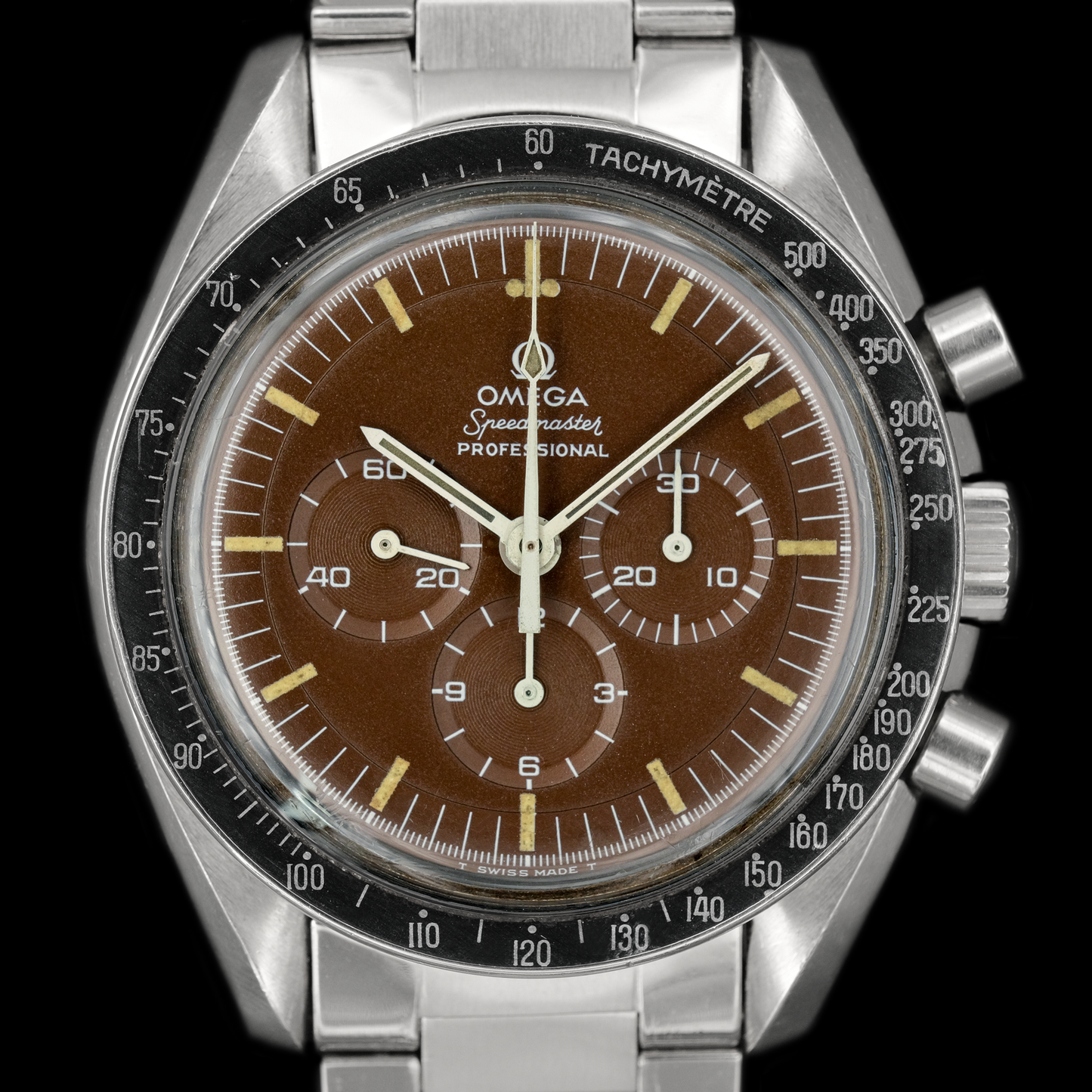 Omega Speedmaster ref.145.022 Tropical Chocolate "Caramel" Dial from 1969