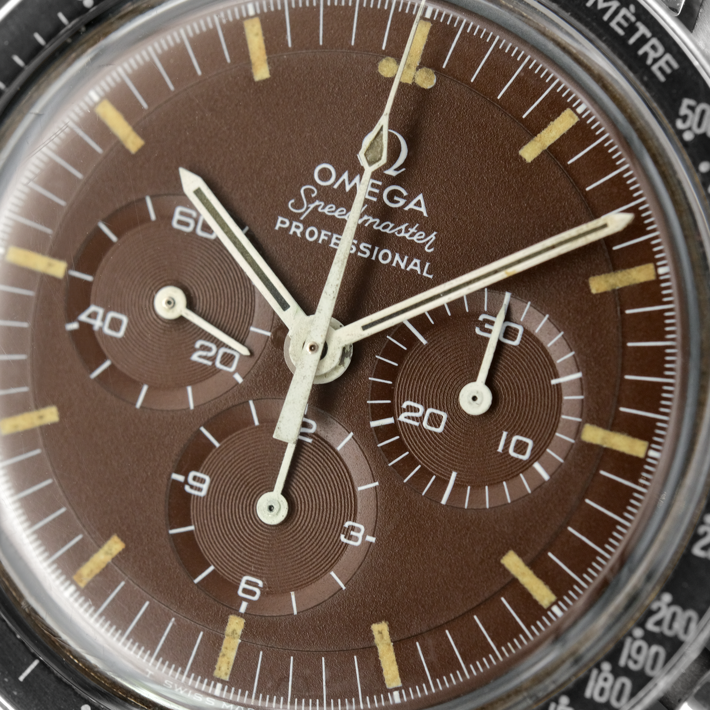 Omega Speedmaster ref.145.022 Tropical Chocolate "Caramel" Dial from 1969