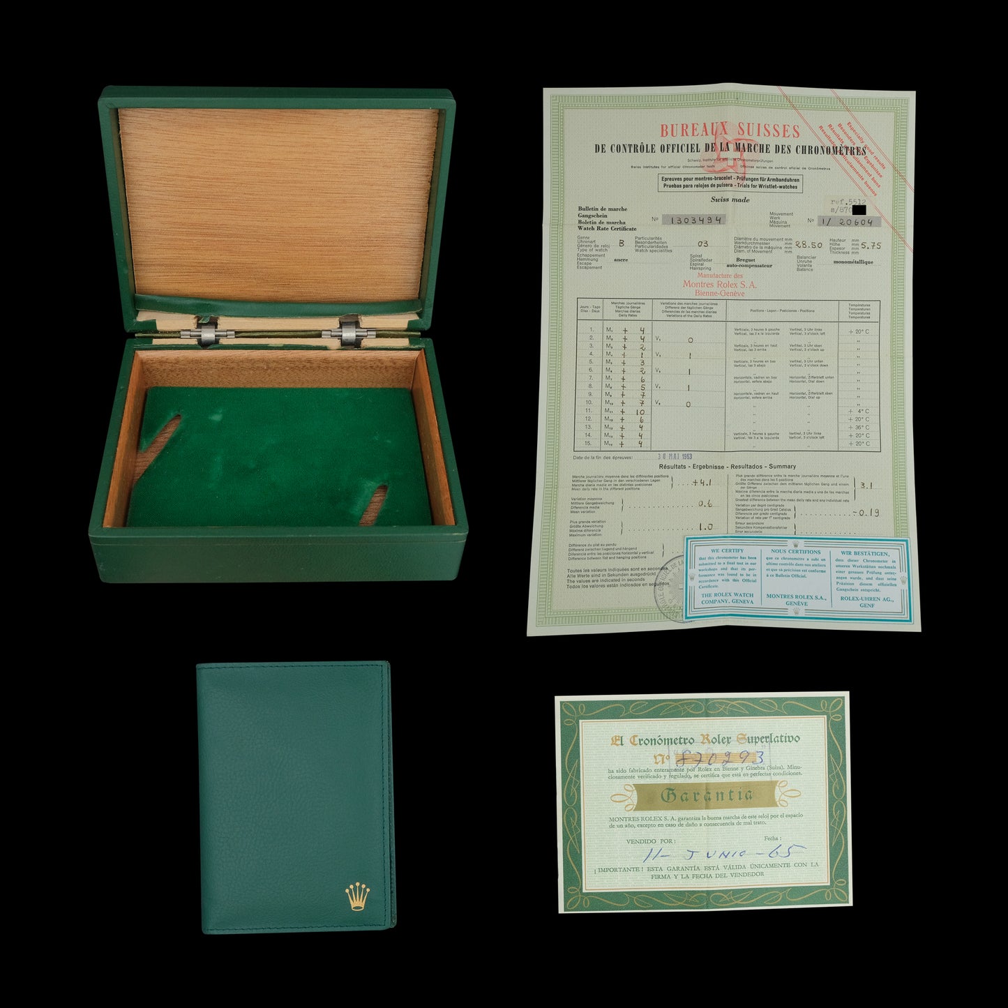 Rolex Submariner ref.5512 Full-Set from 1963