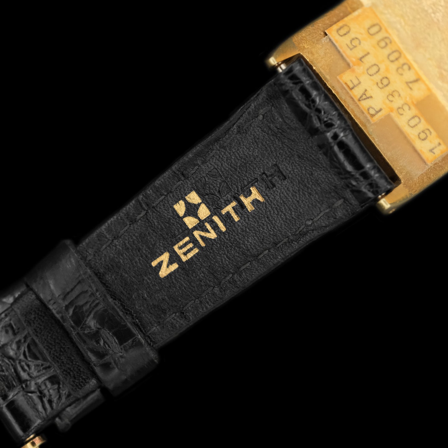Zenith Lapis Lazuli MOP incrusted "Staple" Prototype from 1970s