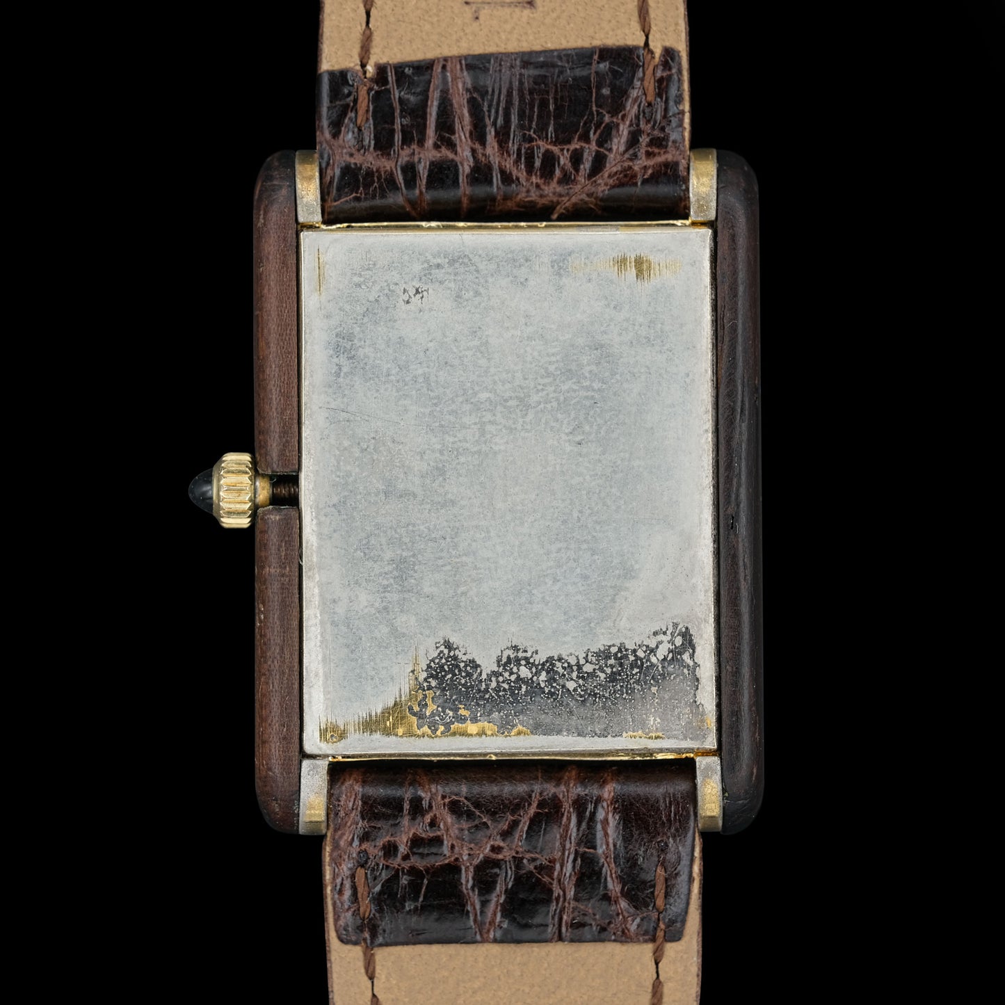 Cartier Tank Wood ref.21611 "Palissandre de Rio" Large from 1975