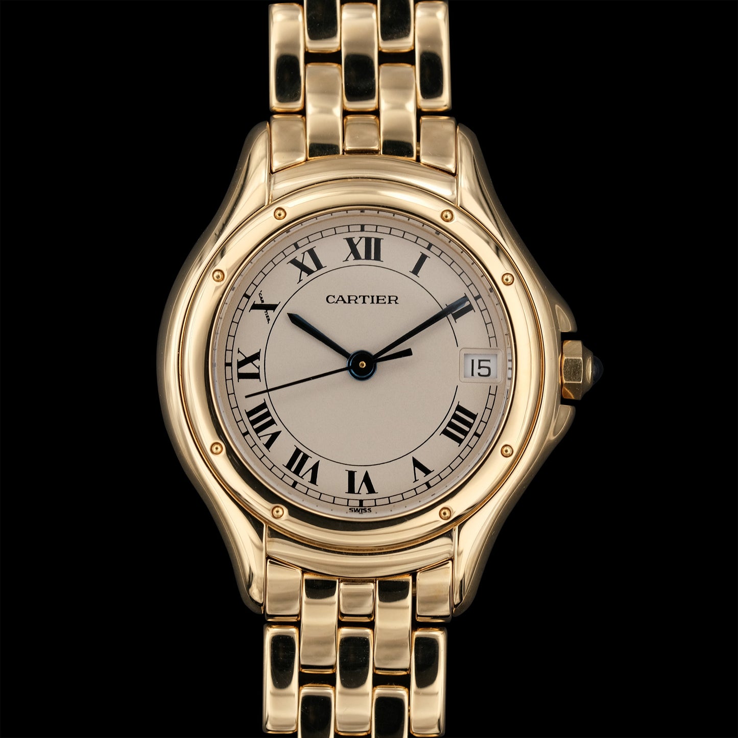 Cartier Cougar 18k Yellow Gold "Ladies" ref.887906 from 1990´s