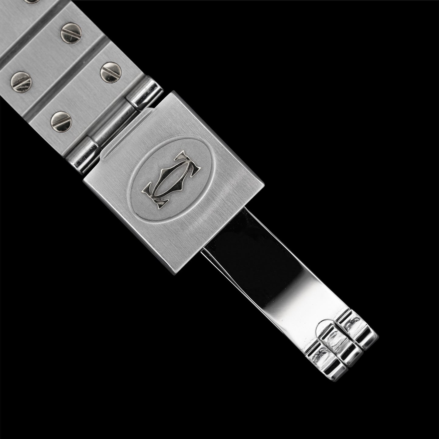 Cartier Santos Carrée "Burgundy" ref.2960 from 1979