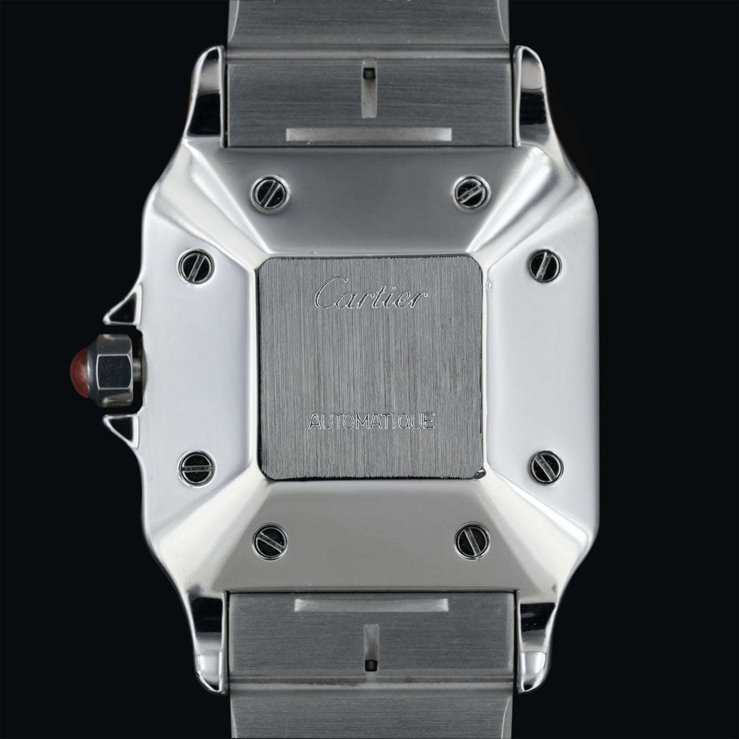 Cartier Santos Carrée "Burgundy" ref.2960 from 1979