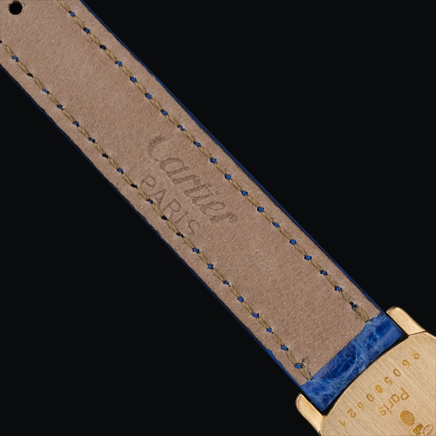 Cartier Santos Arcade Oval ref.9605 "Paris Dial" from 1982