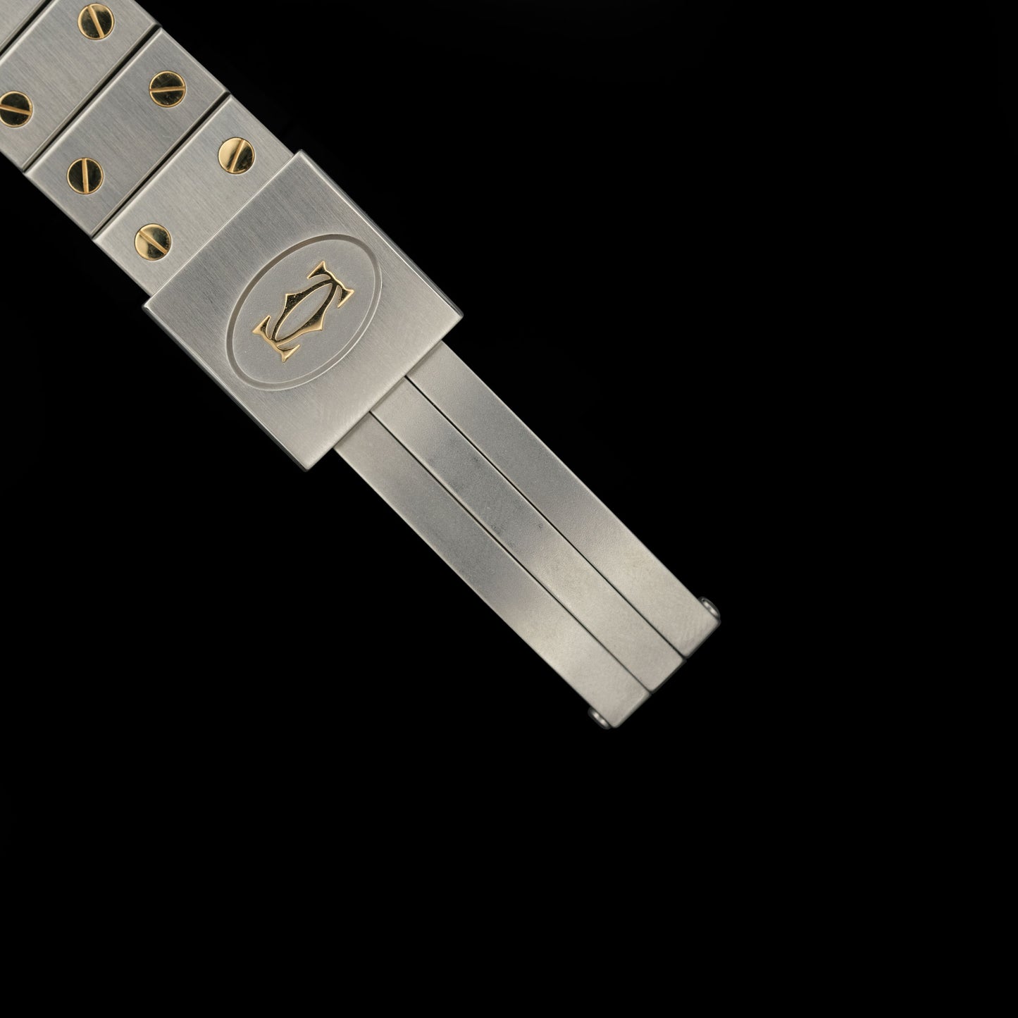 Cartier Santos Carrée "Slate Gray" ref.2961 from 1980s