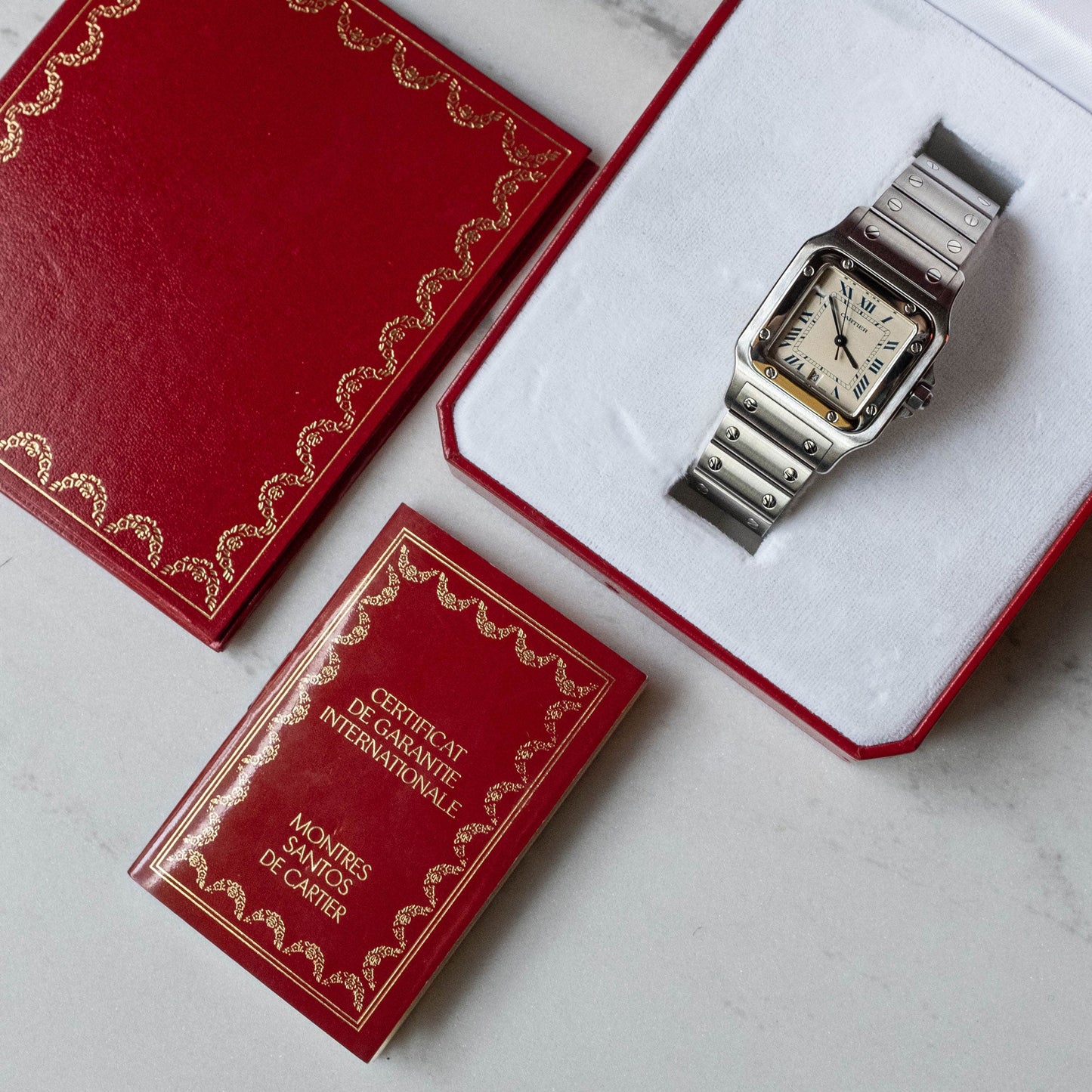 Cartier Santos Galbée Quartz de 1990