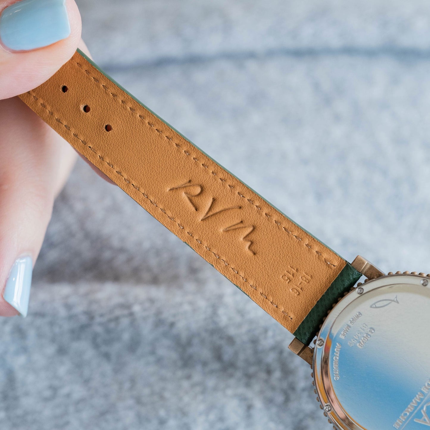 Correa Saffiano Forest Green