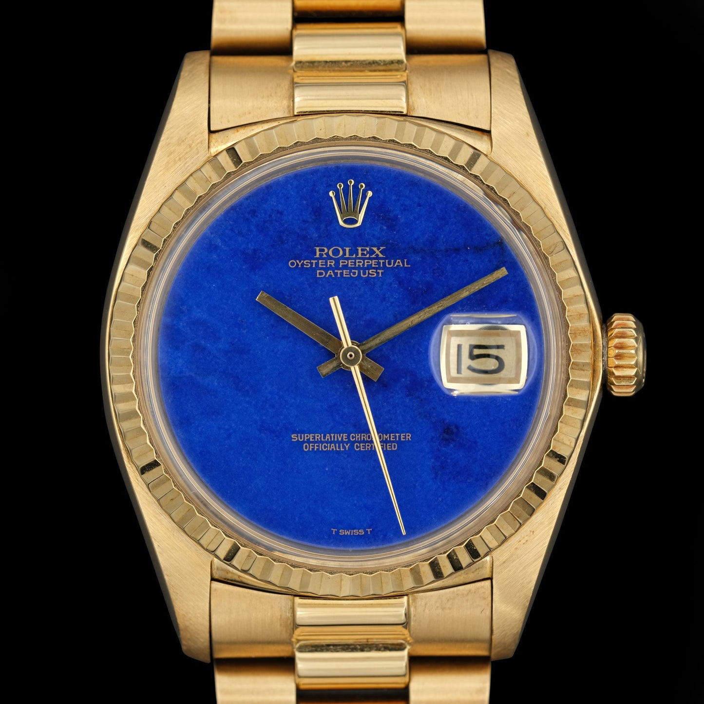 Rolex Datejust 1601 Stone Dial "Lapislázuli" from 1976