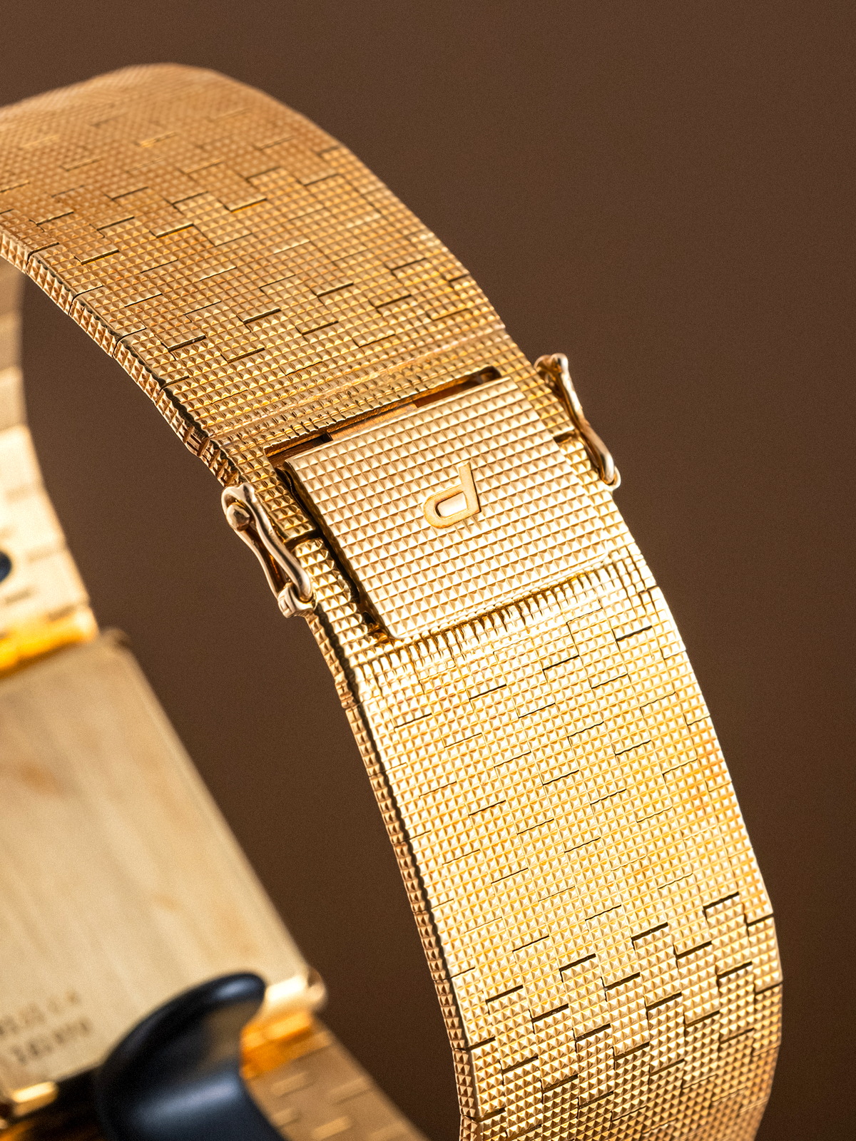 Piaget Hobnail "Squared" Tiger Eye ref. 9131D4 from 1980s