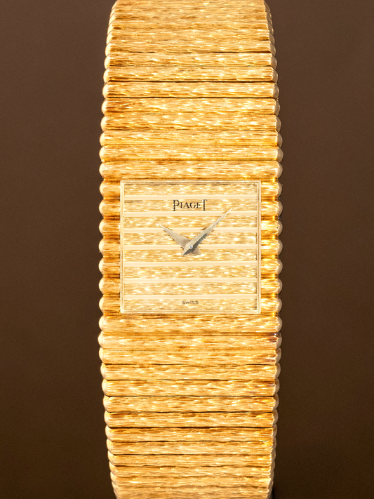 Piaget Emperador "Bark dial" quartz ref. 7131C516 from 1980s