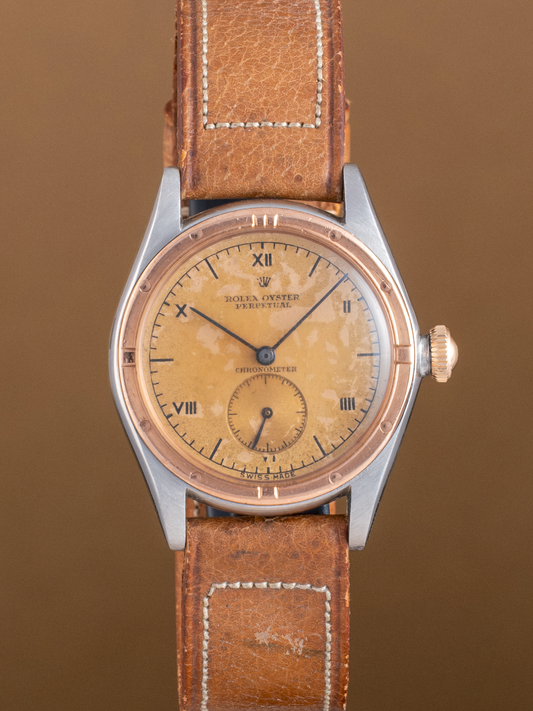 Rolex Bubbleback ref.3796 "Camouflage" 29mm from 1939
