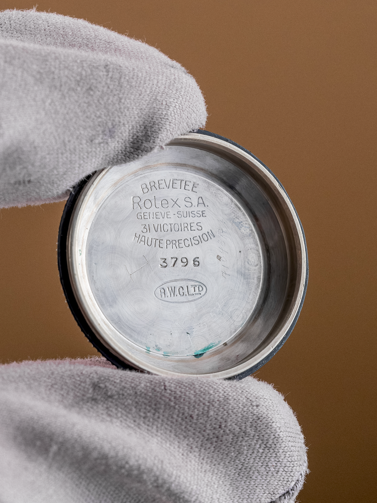 Rolex Bubbleback ref.3796 "Camouflage" 29mm from 1939