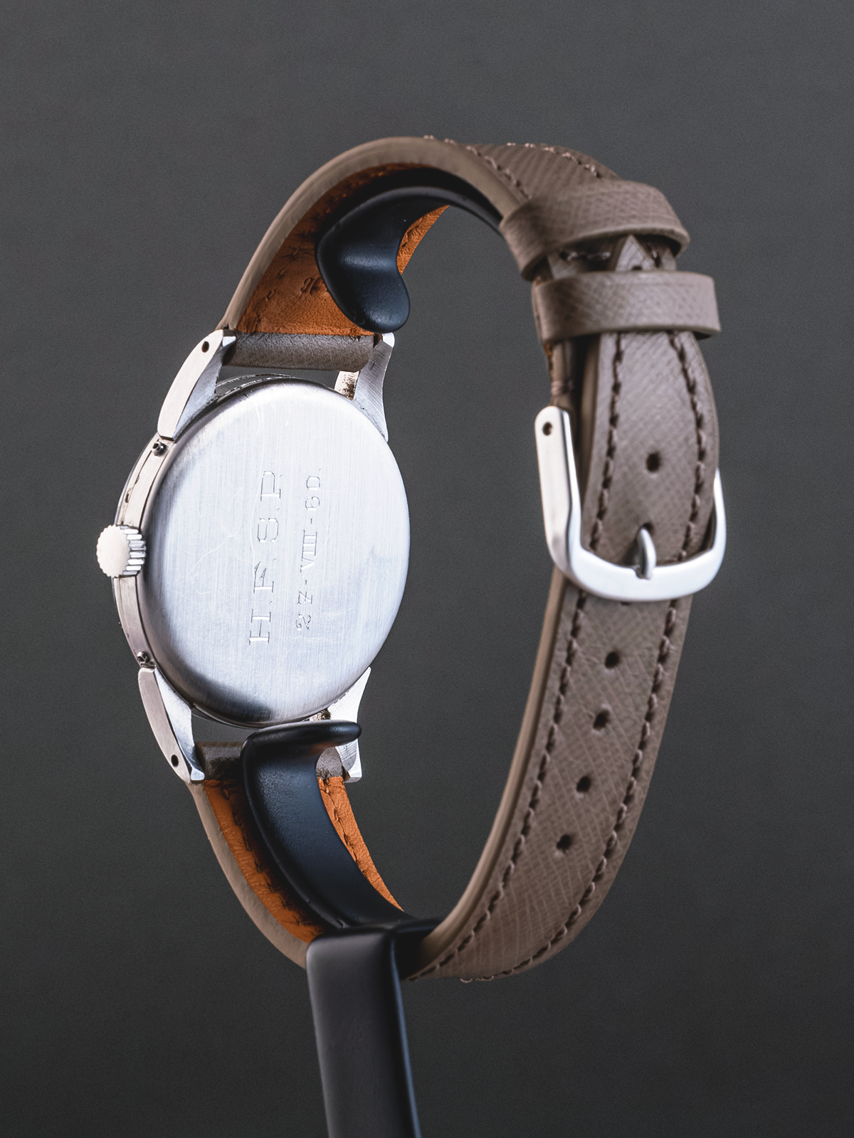 Movado Triple-Calendar "fancy lugs" from 1950s