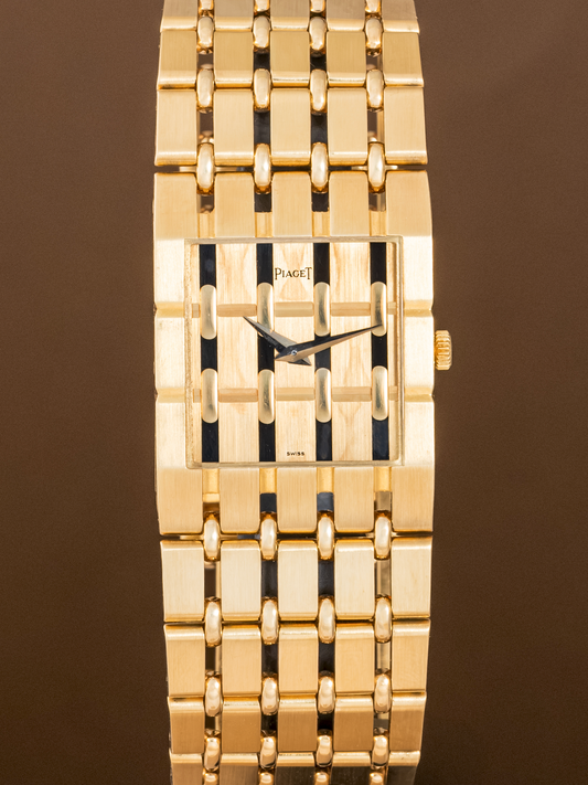 Piaget Dancer Onyx ref.80131K51 Quartz from 1980s