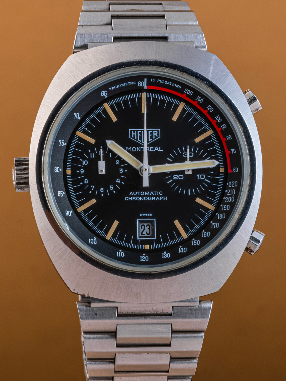 Tag Heuer Montreal Automatic Chronograph Ref.110.503NC from 1972