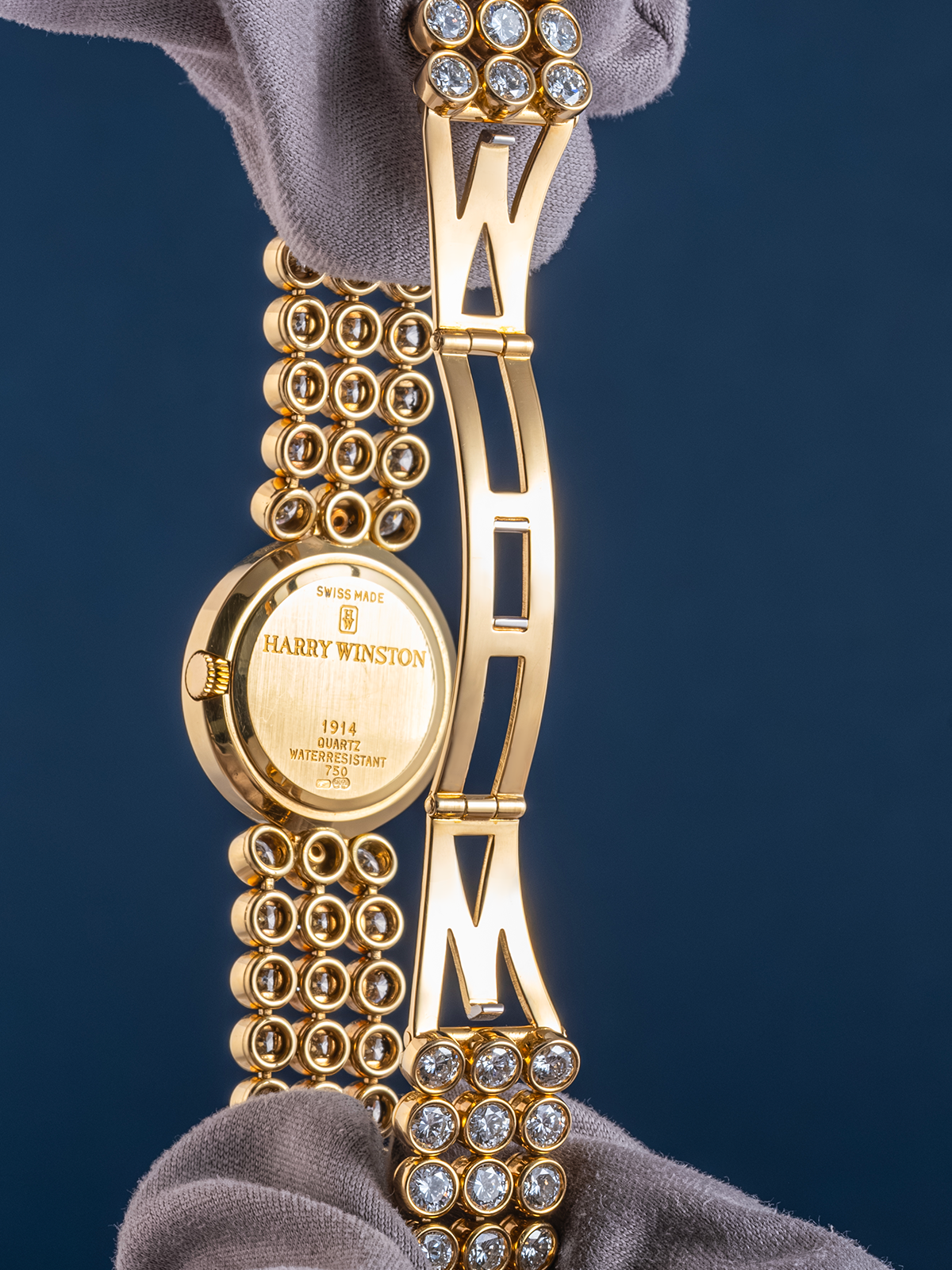 Harry Winston Premier ref.1914 Diamond Set Pavé from 1990s