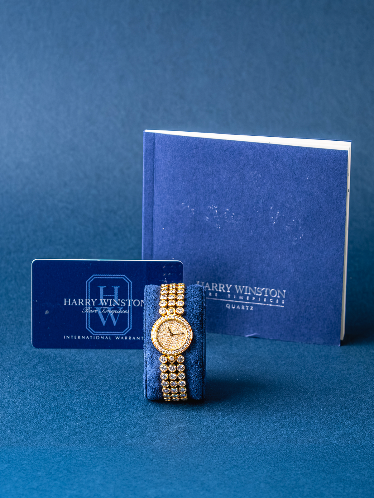 Harry Winston Premier ref.1914 from 1990s Diamond Set Pave