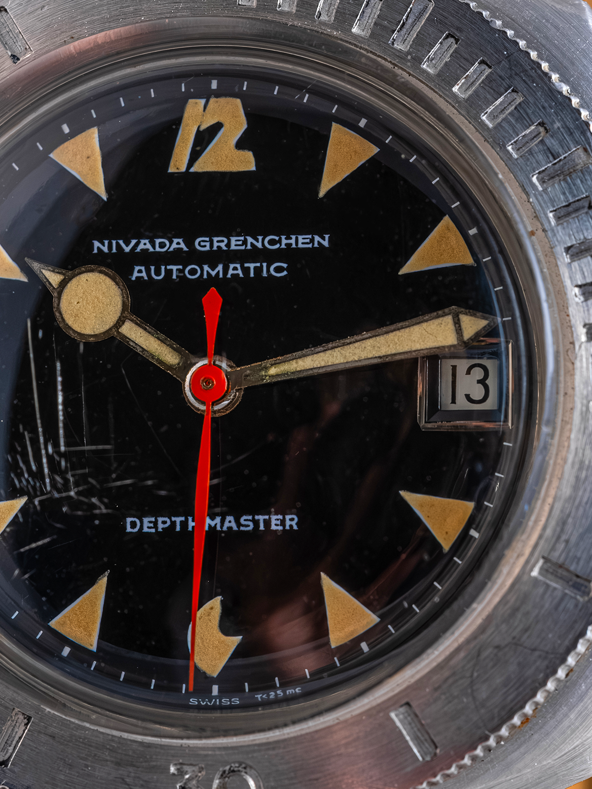 Nivada DepthMaster Pacman ref.9911-2419 from 1960s