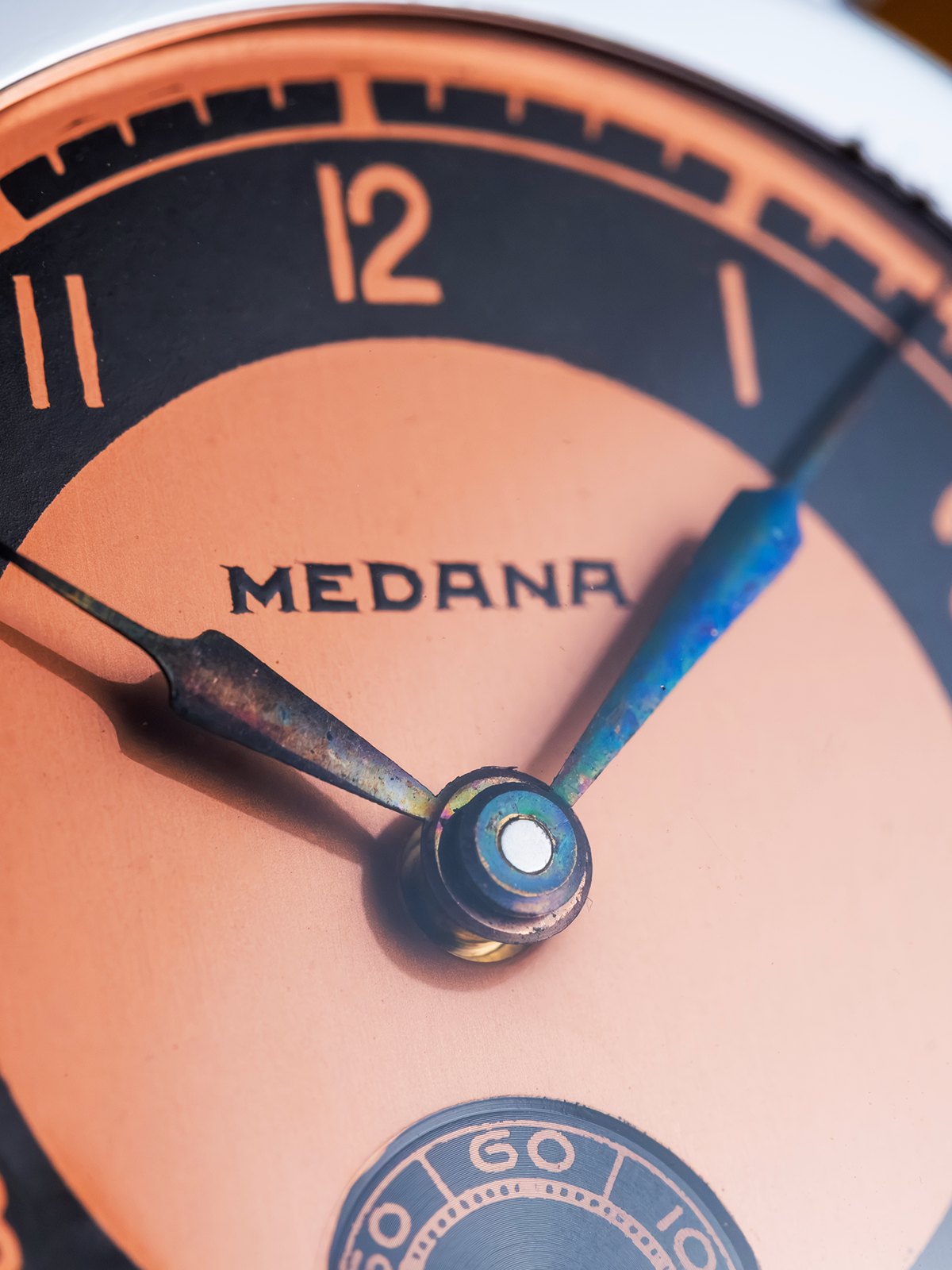 Medana Bicolore Salmon Dial NOS from 1930s