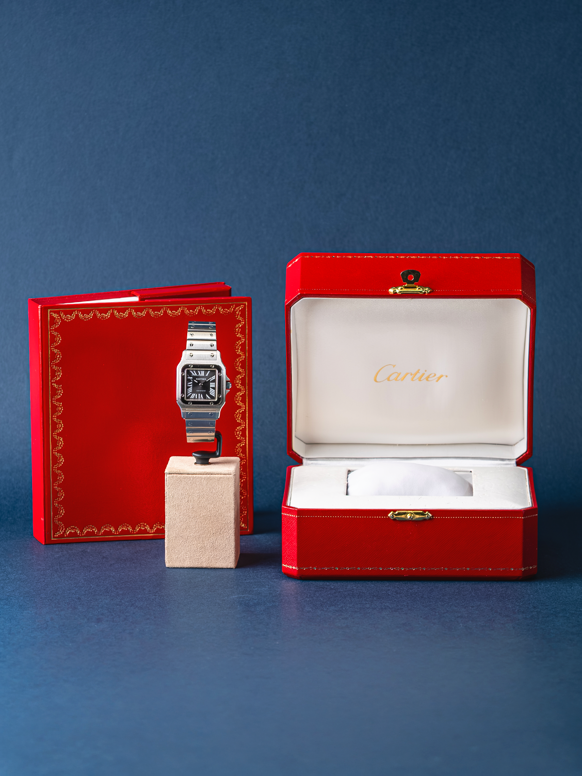 Cartier Santos Galbée "Umbra" ref.2319 Special Edition SIHH Asia Full-Set from 2003