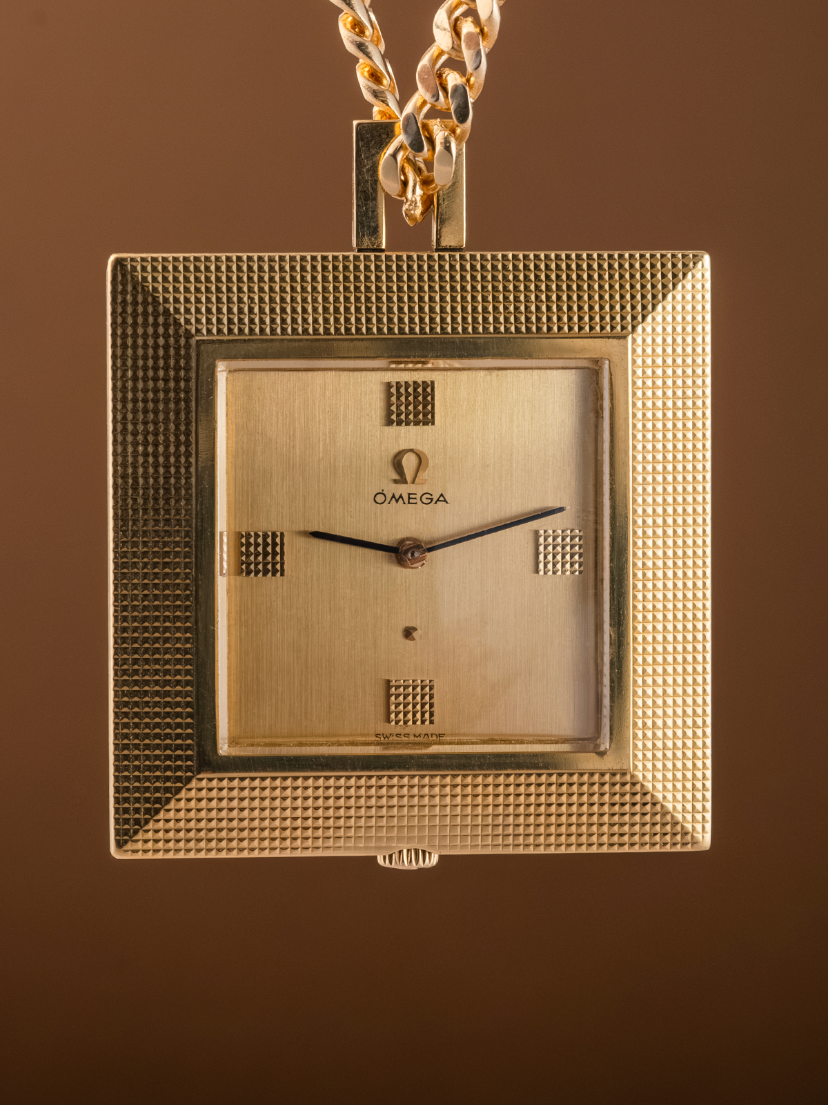 Omega Square Pocket Watch ref.1715 from 1970s