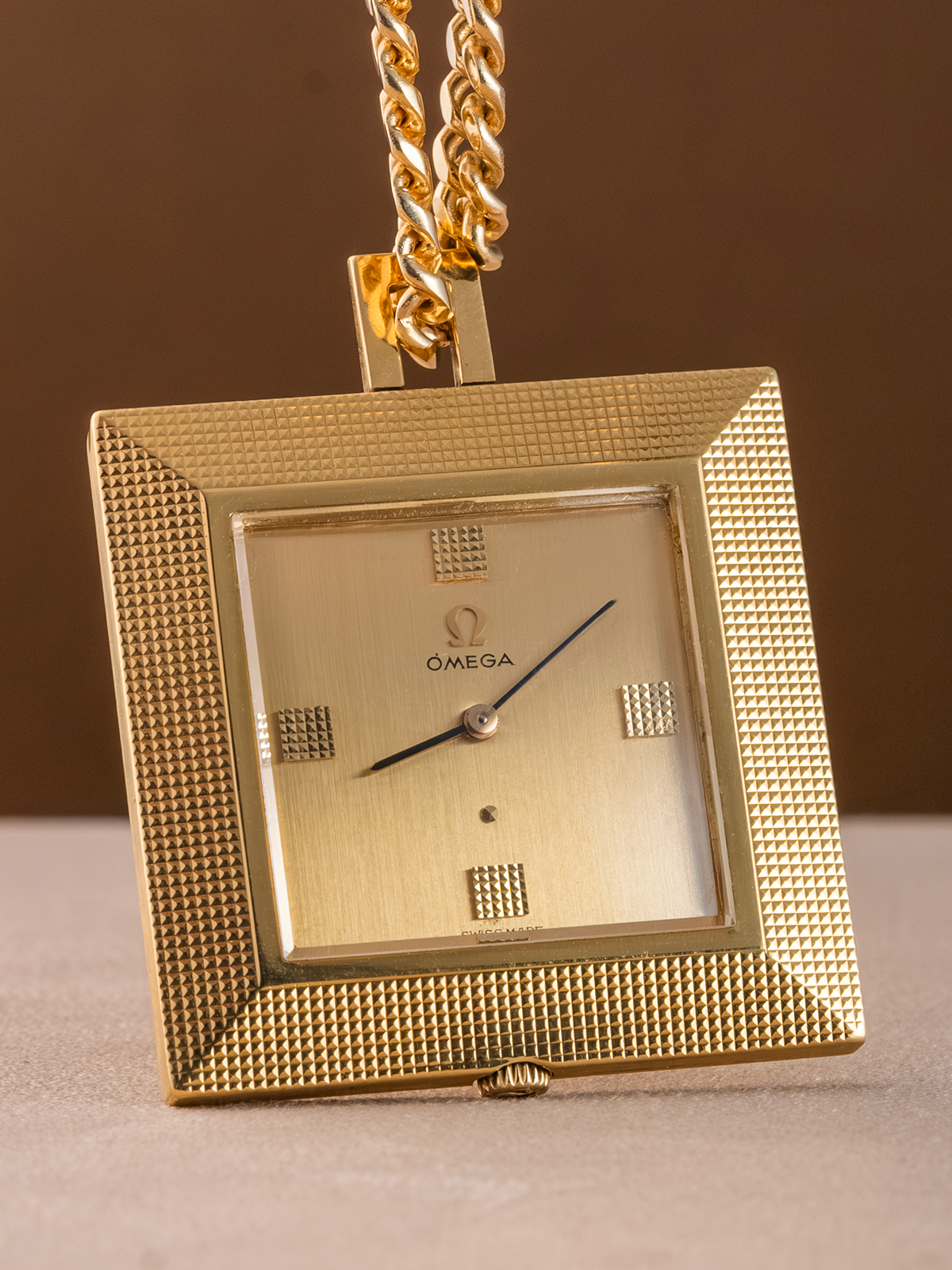 Omega Square Pocket Watch ref.1715 from 1970s