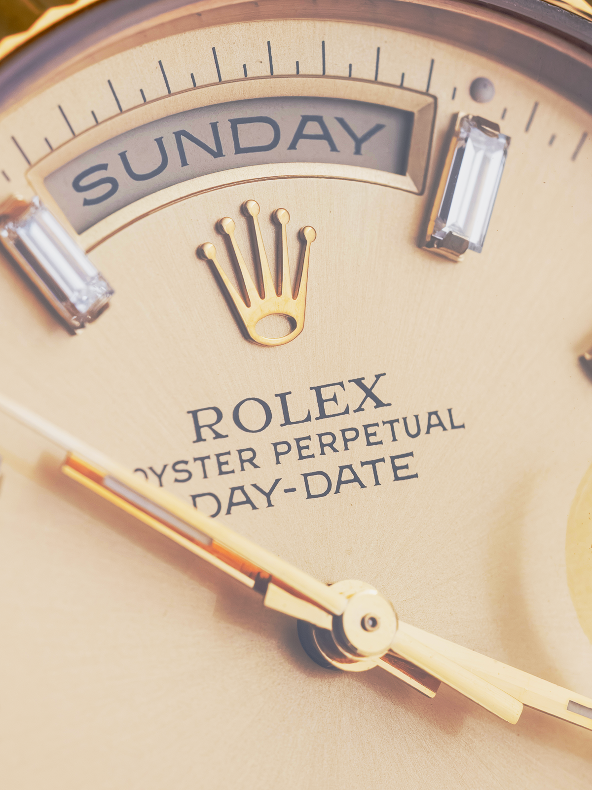 Rolex Day-Date "Baguette" ref. 18238 from 1986