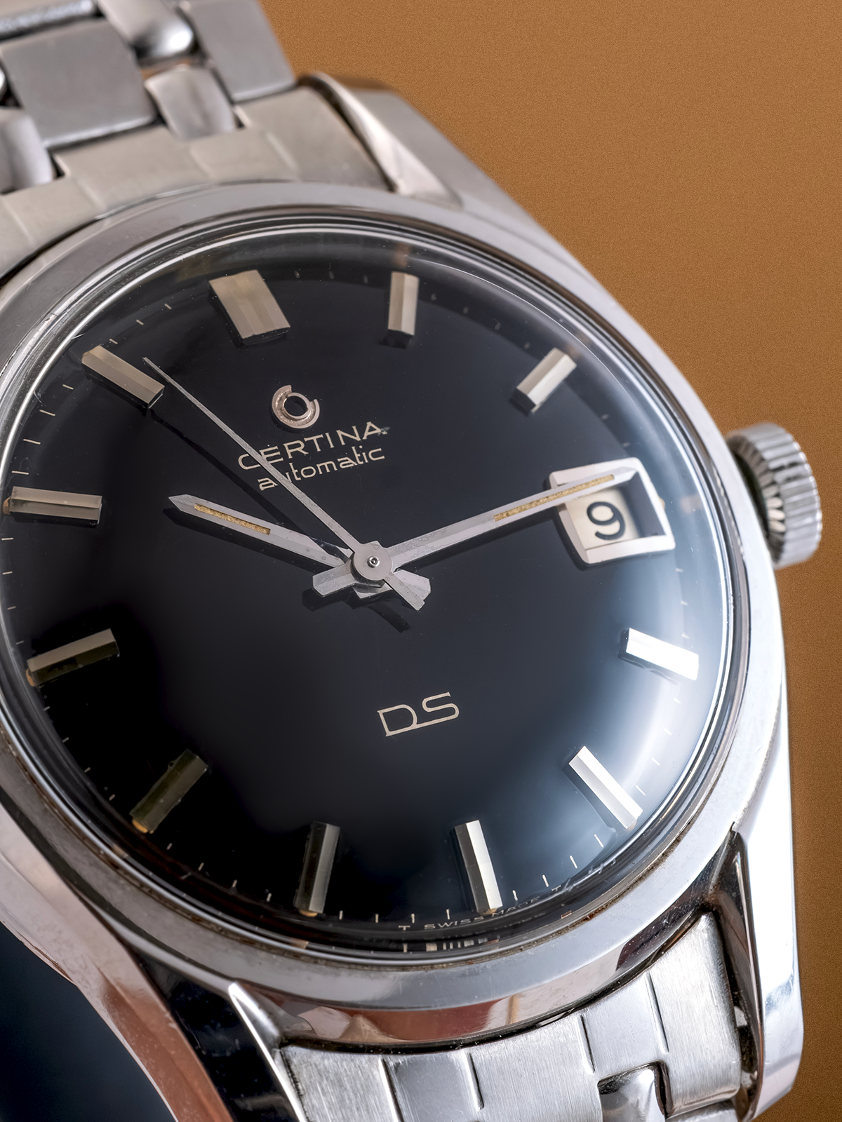 Certina DS Diver Tortuga Gilt Glossy dial ref.5601 36mm -Gay freres- from 1960s
