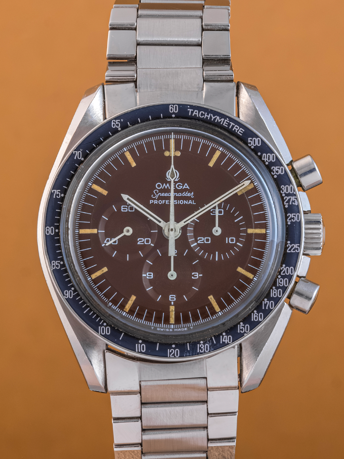 Omega Speedmaster ref.145.022 Tropical Chocolate "Caramel" Dial from 1969