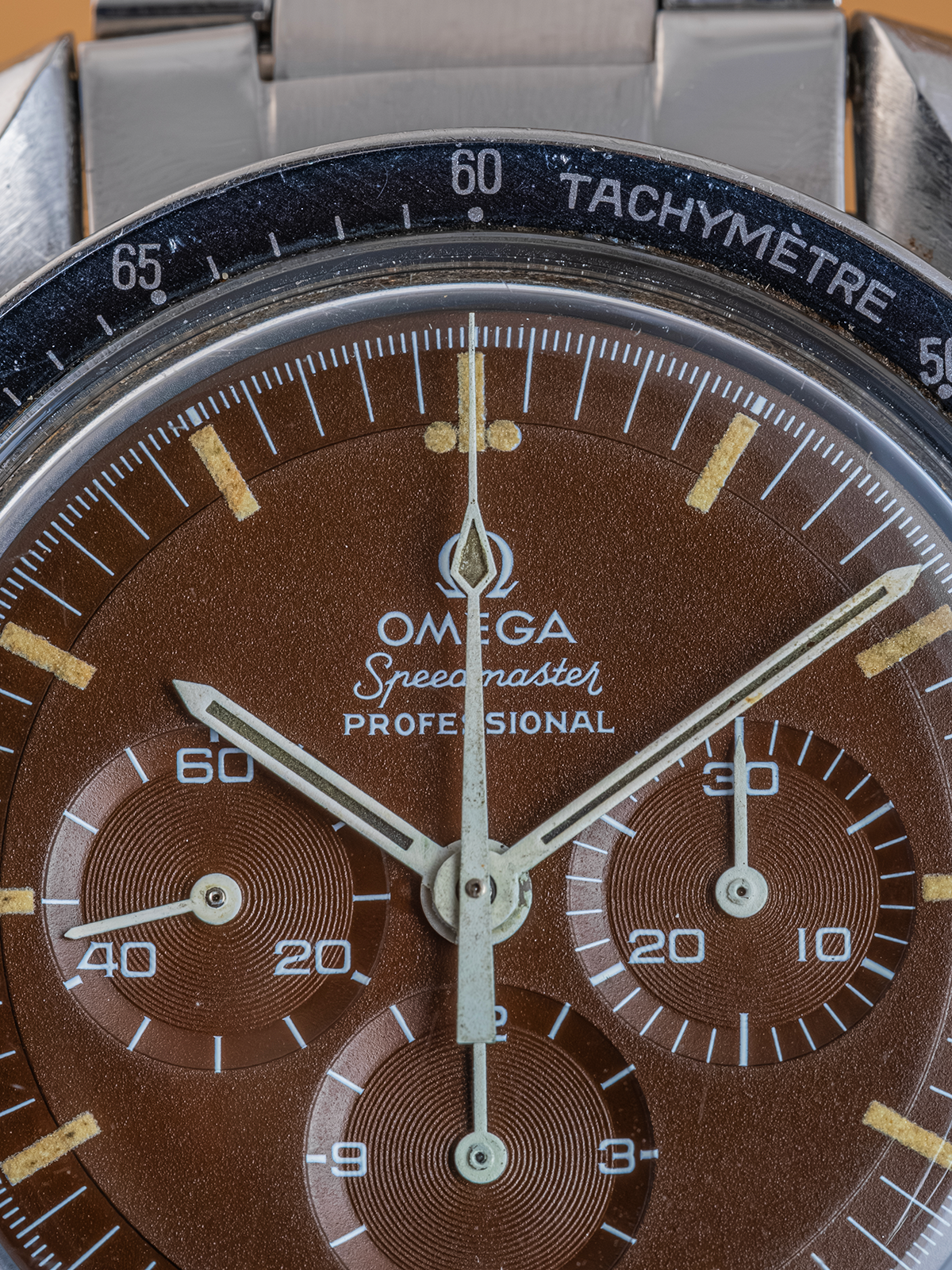 Omega Speedmaster ref.145.022 Tropical Chocolate "Caramel" Dial from 1969