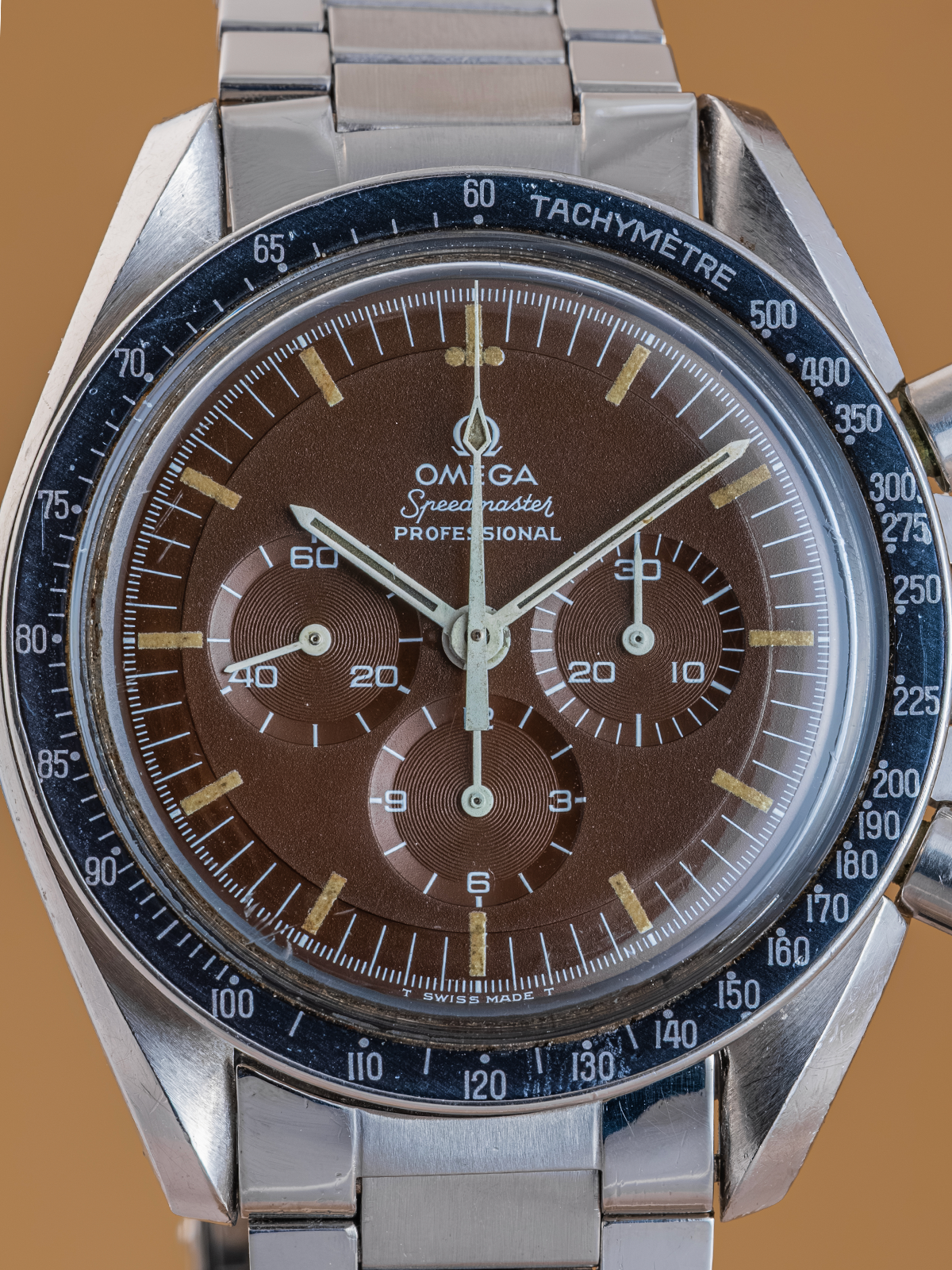 Omega Speedmaster ref.145.022 Tropical Chocolate "Caramel" Dial from 1969