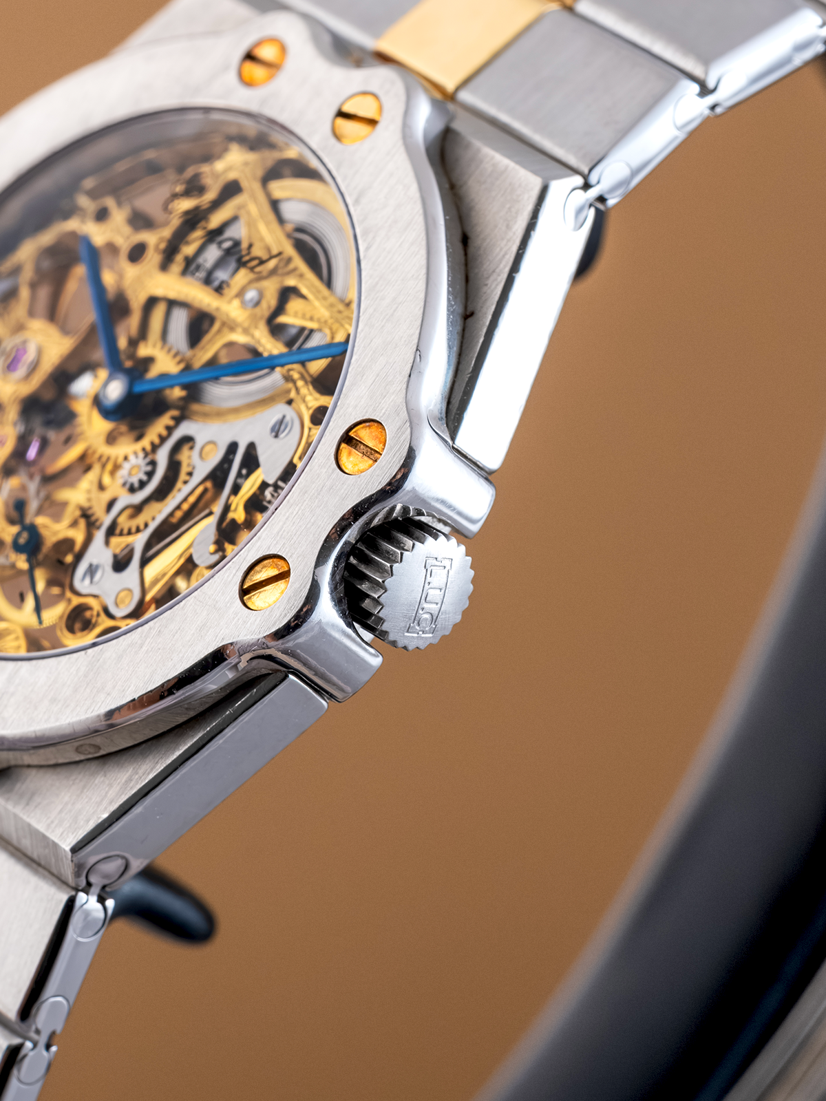 Chopard St Moritz Skeleton Two/Tone ref.8040CA from 1980s