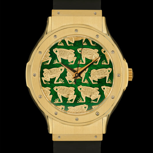 Hublot MDM Classic Enamel Limited Edition "Frog"ref.1582.3 from 1990´s