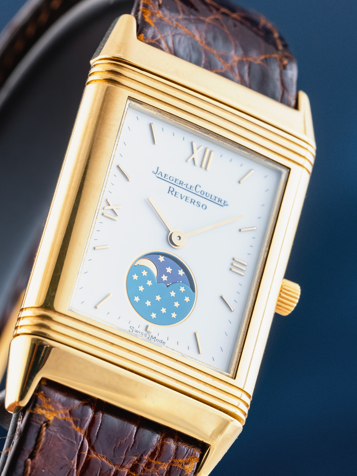 Jaeger-LeCoultre Reverso Gold Moonphase Quartz Medium 23mm ref. 140.252.1 from 2003