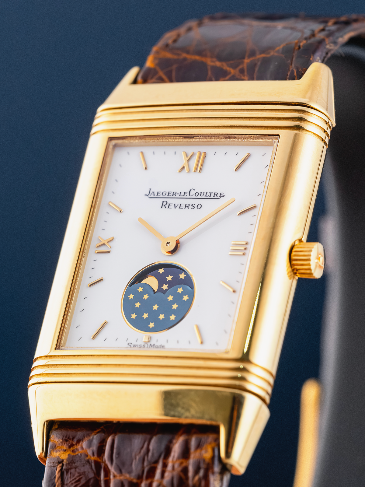 Jaeger-LeCoultre Reverso Gold Moonphase Quartz Medium 23mm ref. 140.252.1 from 2003