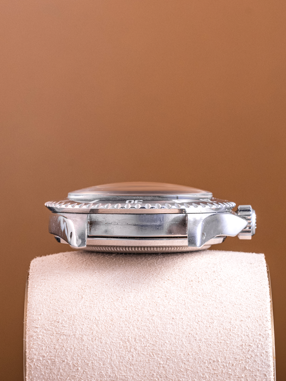 Rolex Submariner Ref.5512 Gilt Silver Text Chapter Ring Exclamation PCG Tropical Caramel from 1962