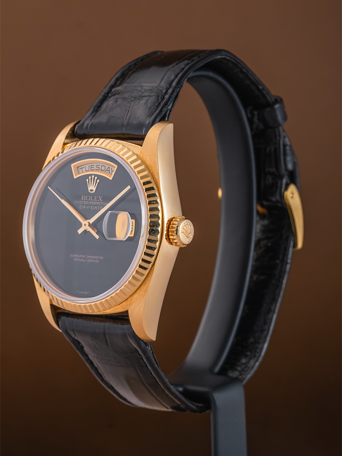 Rolex Day-Date ref.18038 Onyx Dial Full-Set from 1983