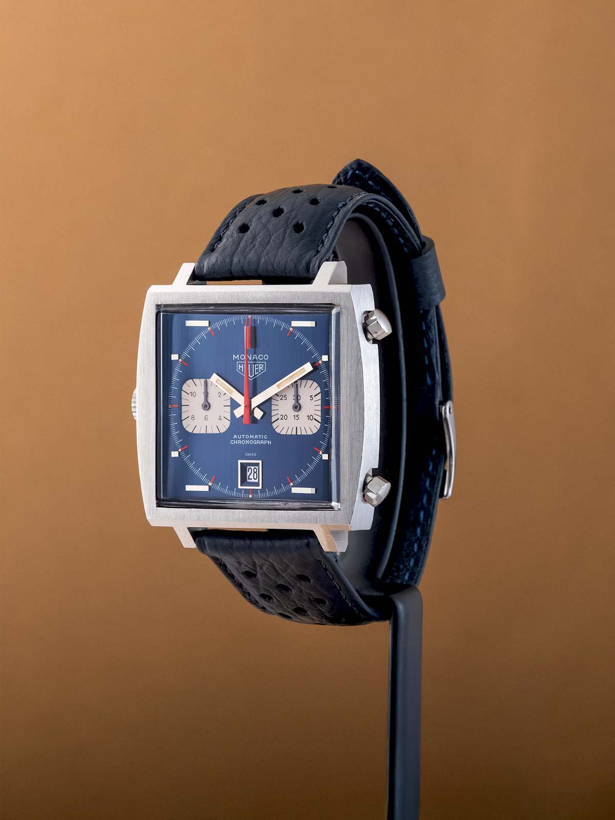 Heuer Monaco Steven MCQueen "Transitional" ref.1133B from 1969
